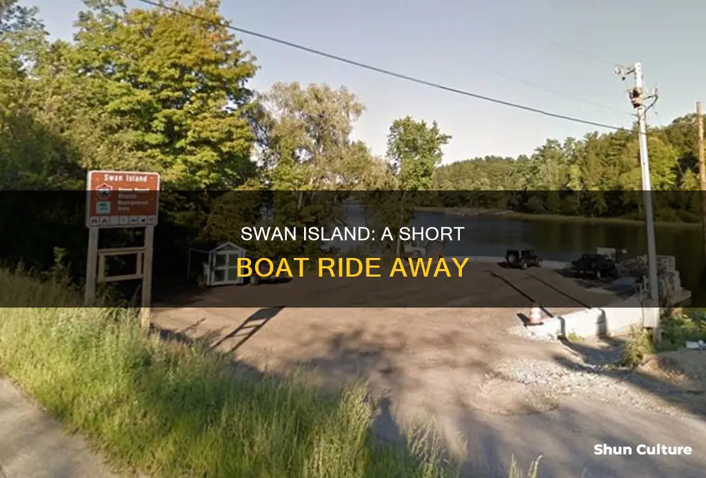 how far is swan island maine from brunswick maine
