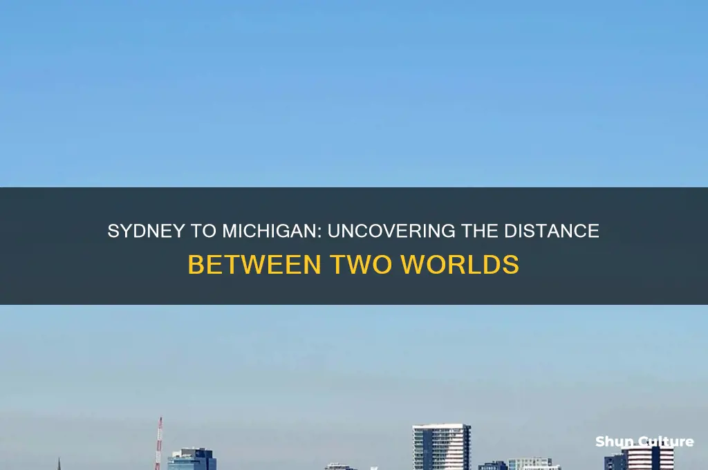 how far is sydney australia from michigan