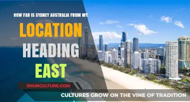 Heading East: Calculating the Distance from Your Location to Sydney
