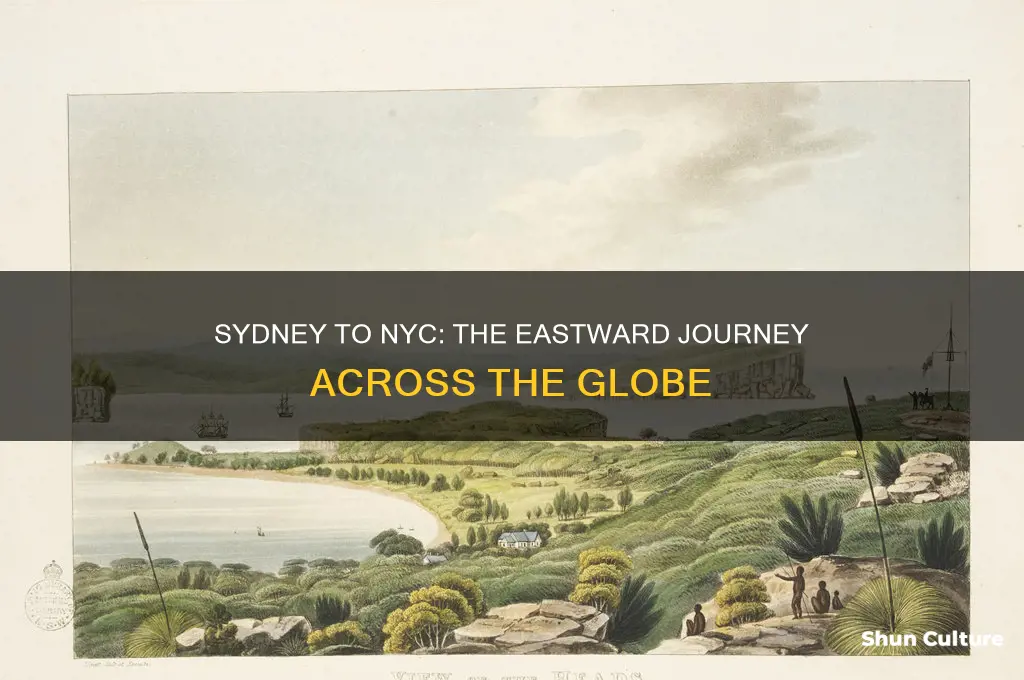how far is sydney australia from nyc heading east