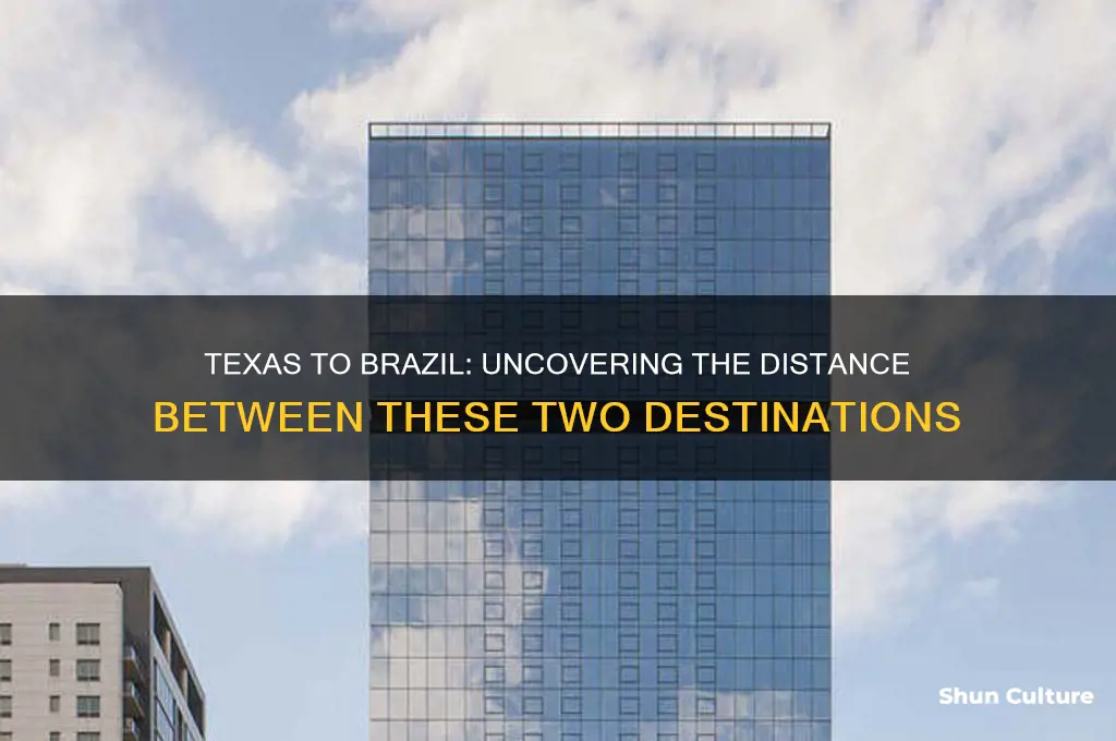 how far is texas from brazil