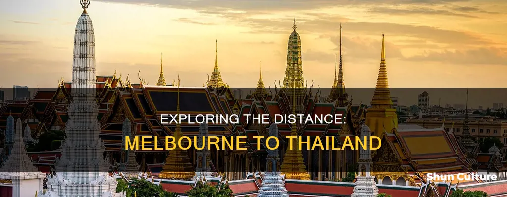 how far is thailand from melbourne australia