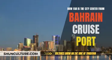 Exploring Bahrain: City Center Cruise Port Distance