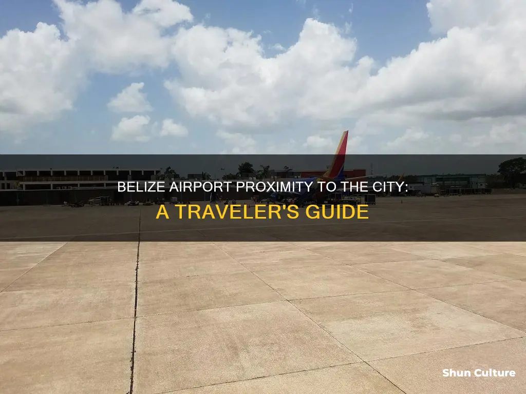 how far is the city from belize airport