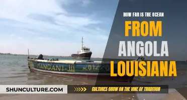 Louisiana's Angola: How Close to the Ocean?