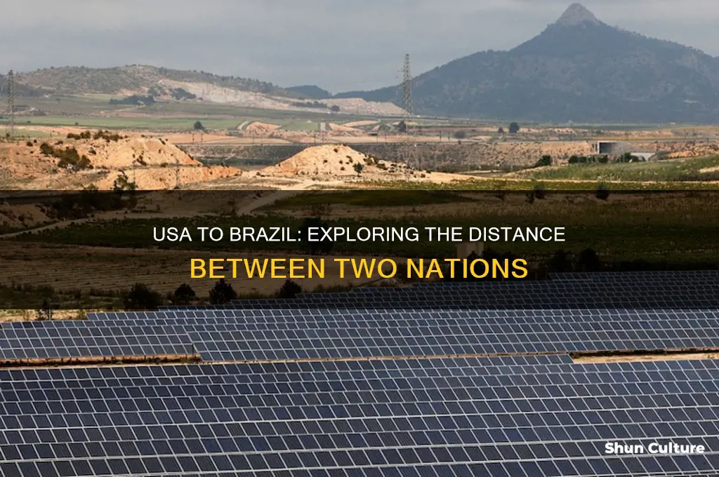 how far is the usa to brazil