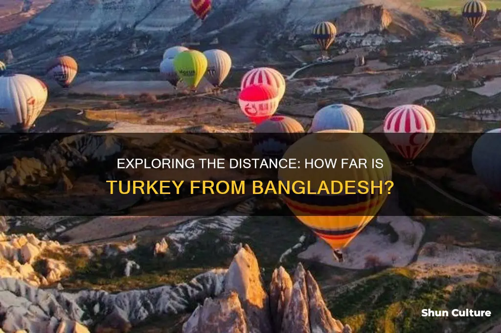how far is turkey from bangladesh