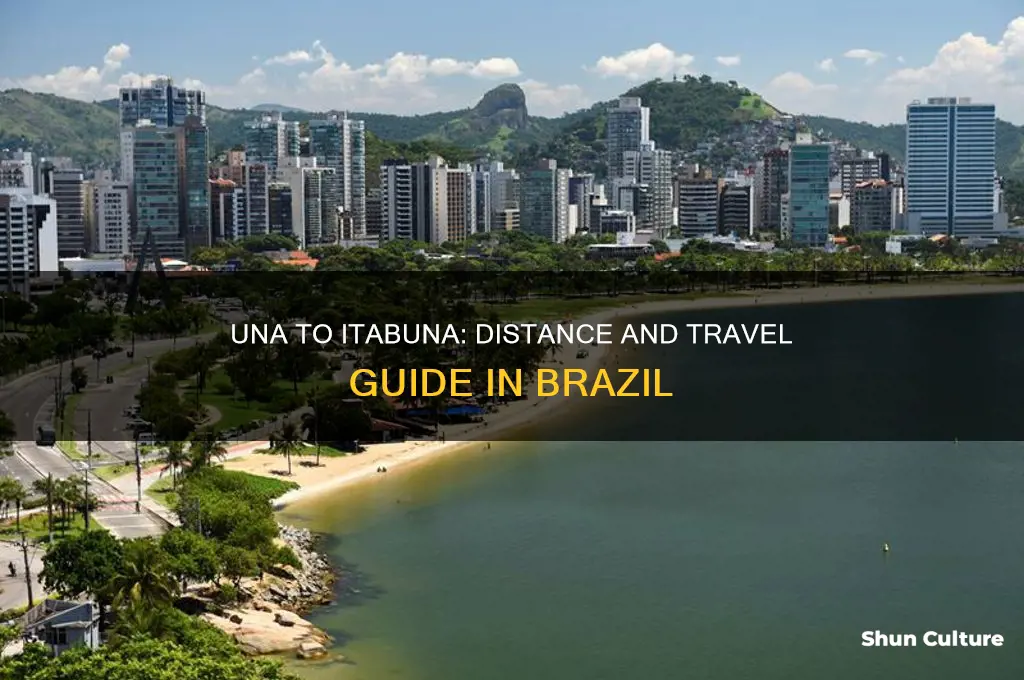 how far is una brazil from itabuna