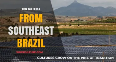 USA to Southeast Brazil: Exploring the Distance Between Two Continents