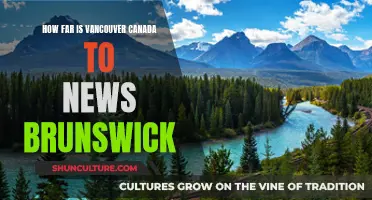 Vancouver to New Brunswick: Miles Apart