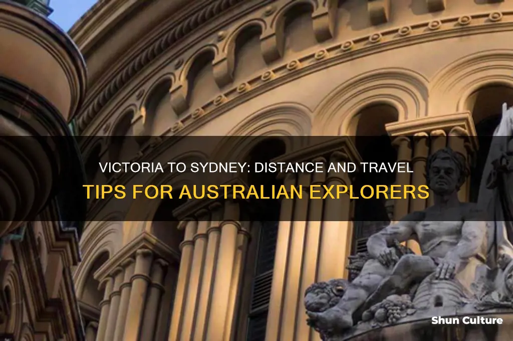how far is victoria australia from sydney australia