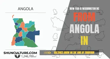 Travel Distance: Angola to Washington, DC