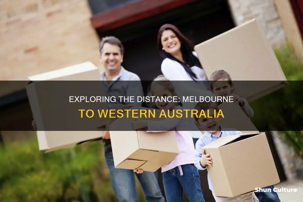 how far is western australia from melbourne
