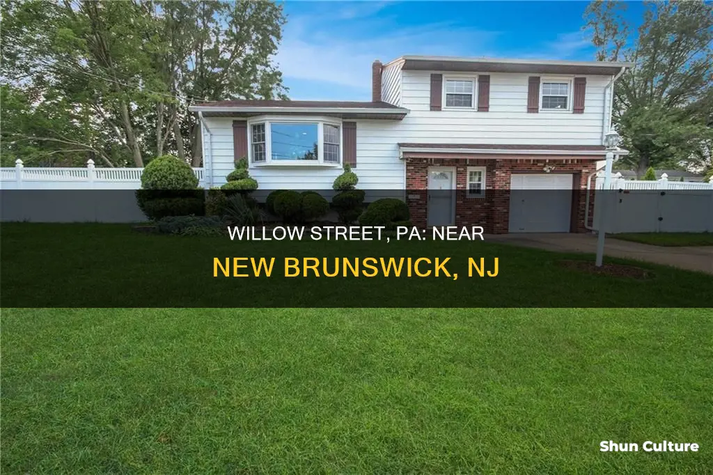 how far is willow street pa from new brunswick nj