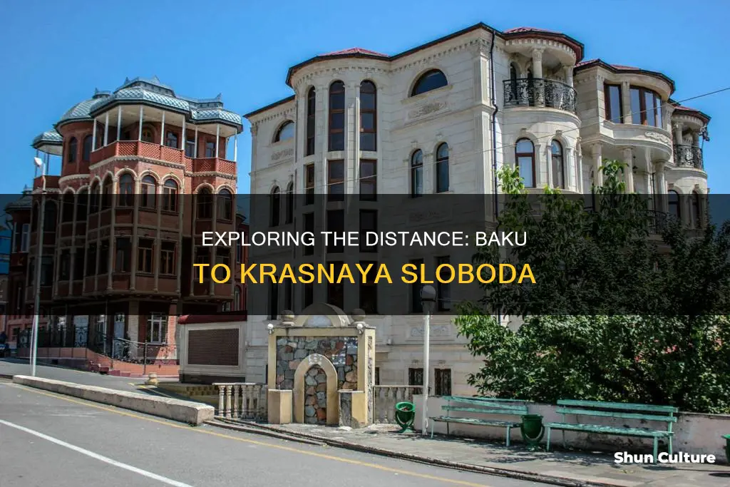 how far iskrasnaya sloboda azerbaijan from baku