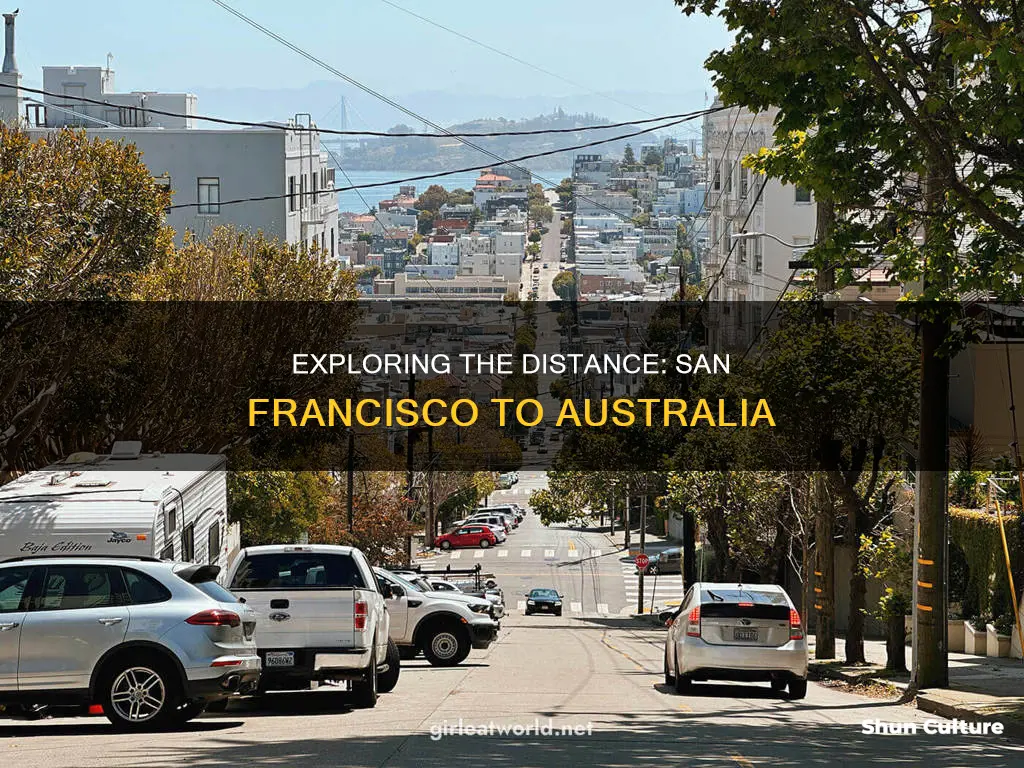 how far san fransisco to australia