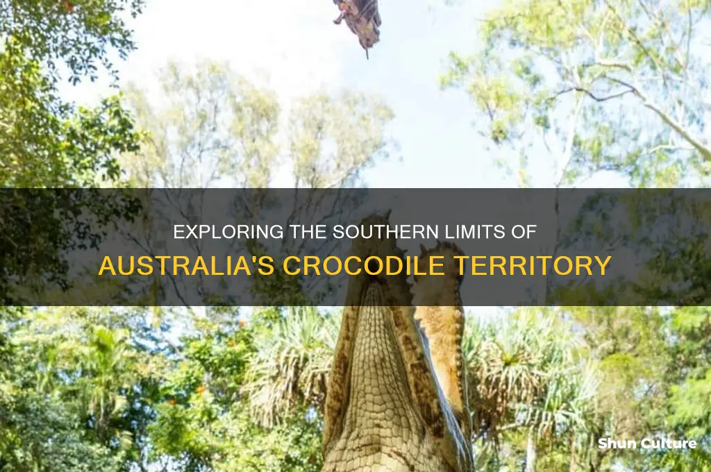 how far south do crocs go in australia