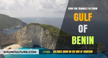 Exploring Distances: Triangle VA's Proximity to the Gulf of Benin