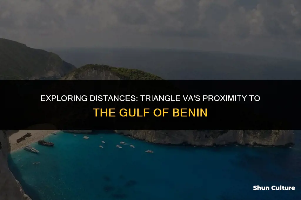 how far triangle va from gulf of benin