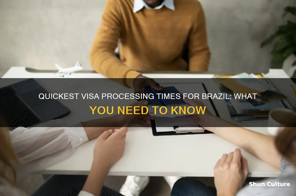 how fast can I get a visa for brazil