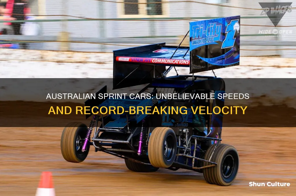how fast do australian sprint cars go