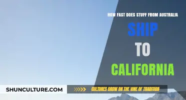 Fast Shipping from Australia to California: How Long?