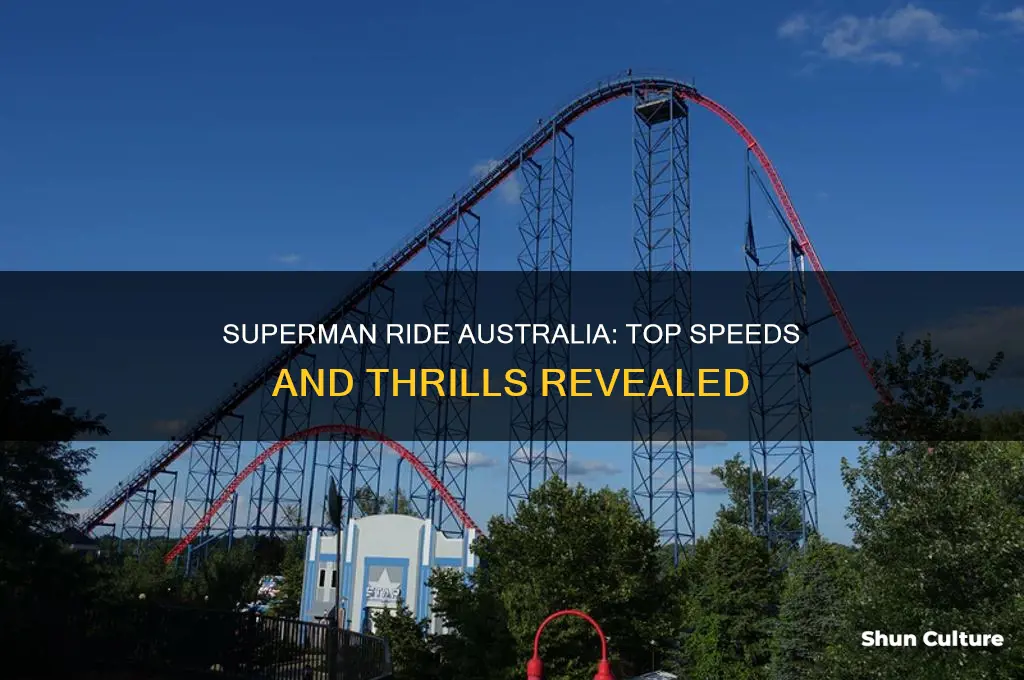 how fast does the superman ride go australia
