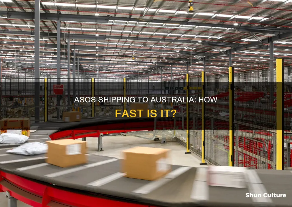 how fast is asos shipping to australia
