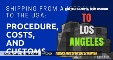 Quick Shipping: Australia to LA Delivery Times