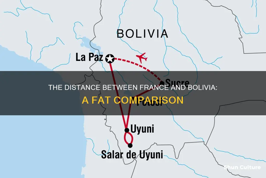 how fat is bolivia from france