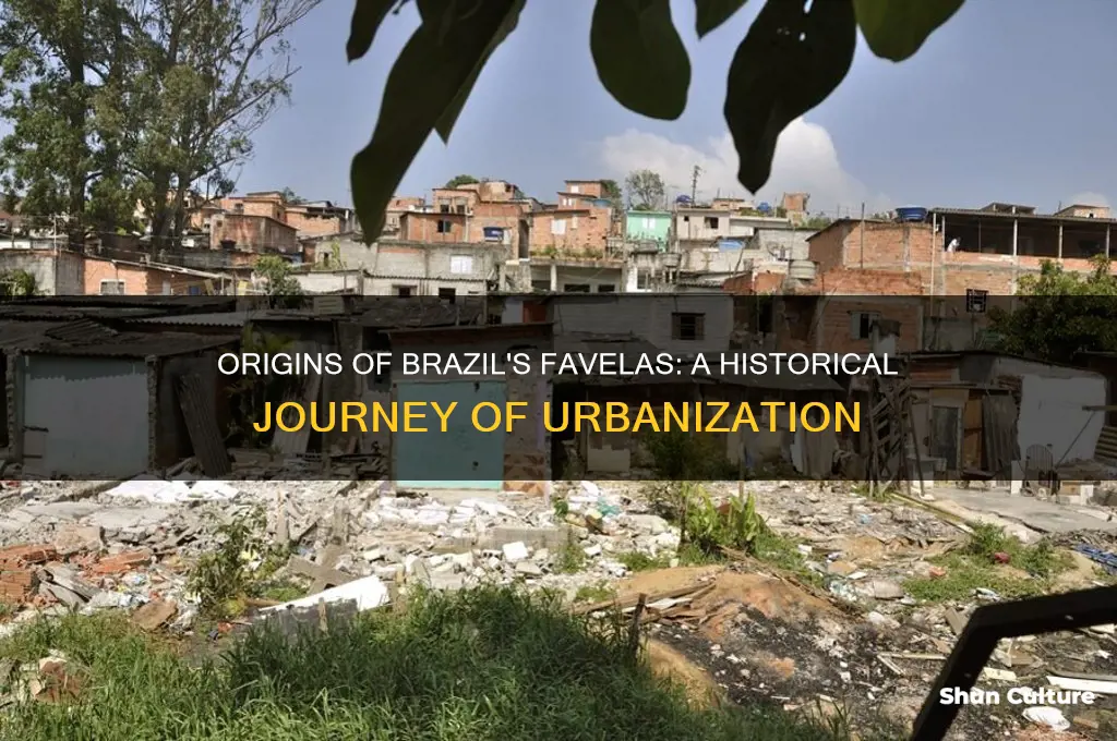 how favelas started in brazil
