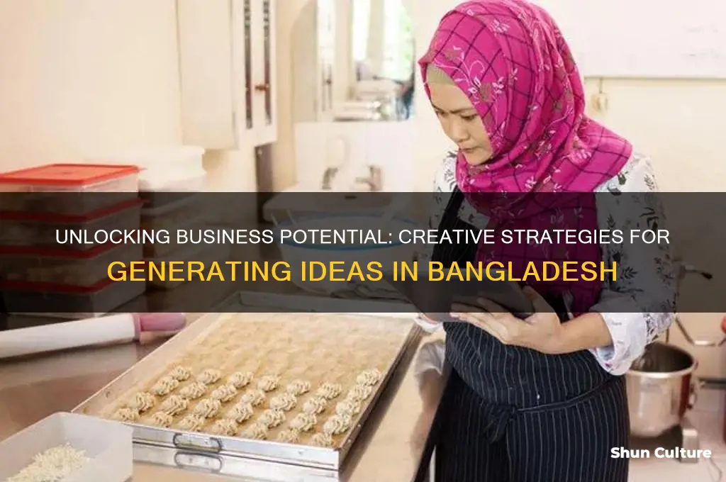 how generate business ideas in bangladesh