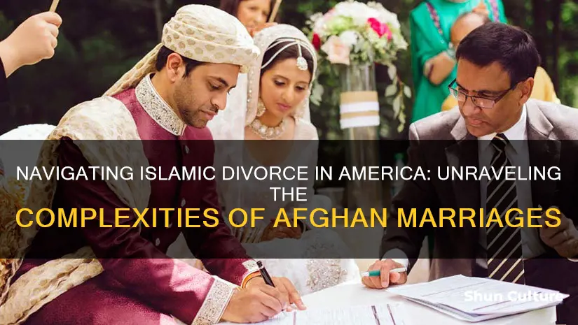 how get divorce in america for islimic marraige in afghanistan