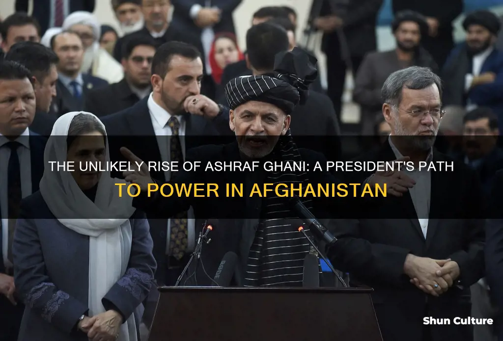 how ghani became president of afghanistan