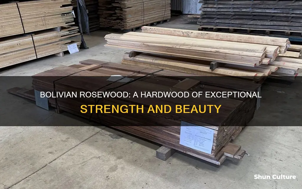 how hard is bolivian rosewood