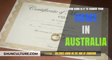 Name Change in Australia: A Challenging Process?