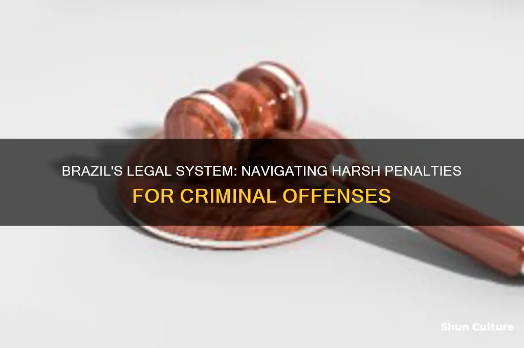 how hard is the law in brazil for crimes