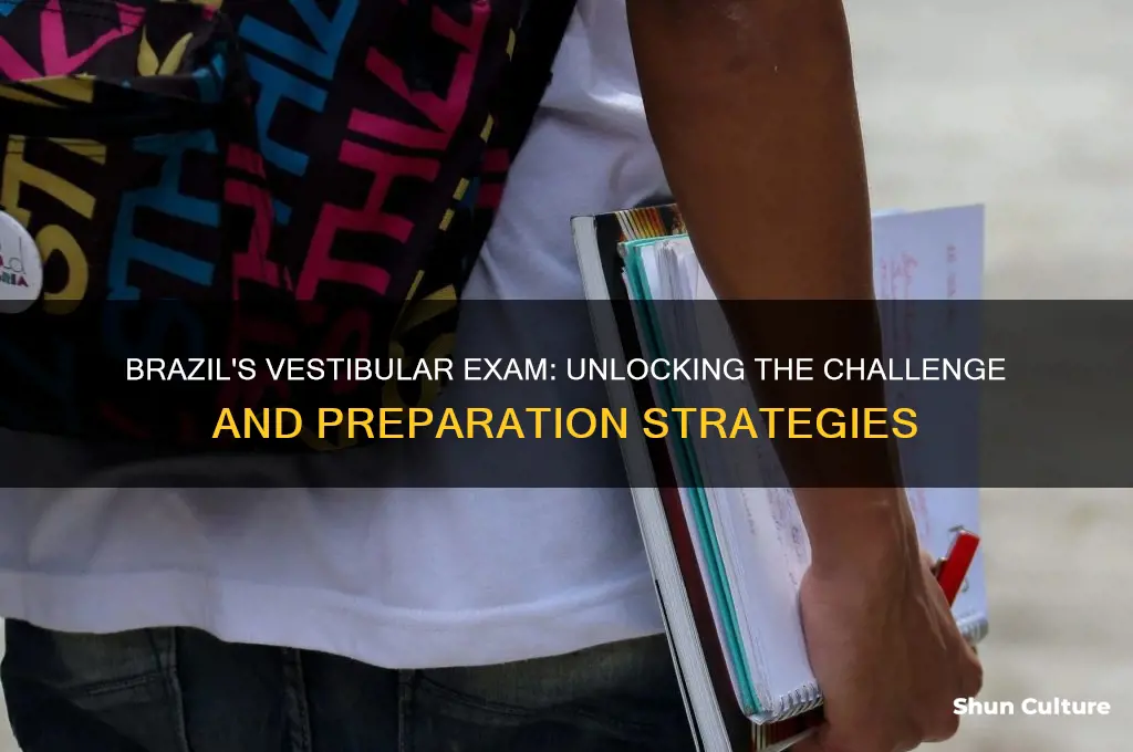 how hard is the vestibular exam brazil