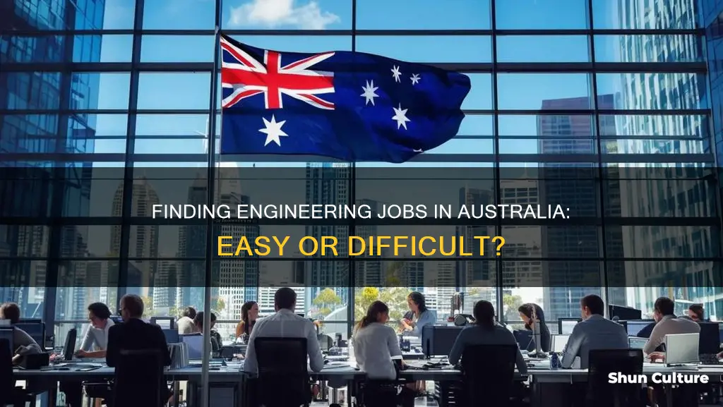 how hard to find an enginering job in australia