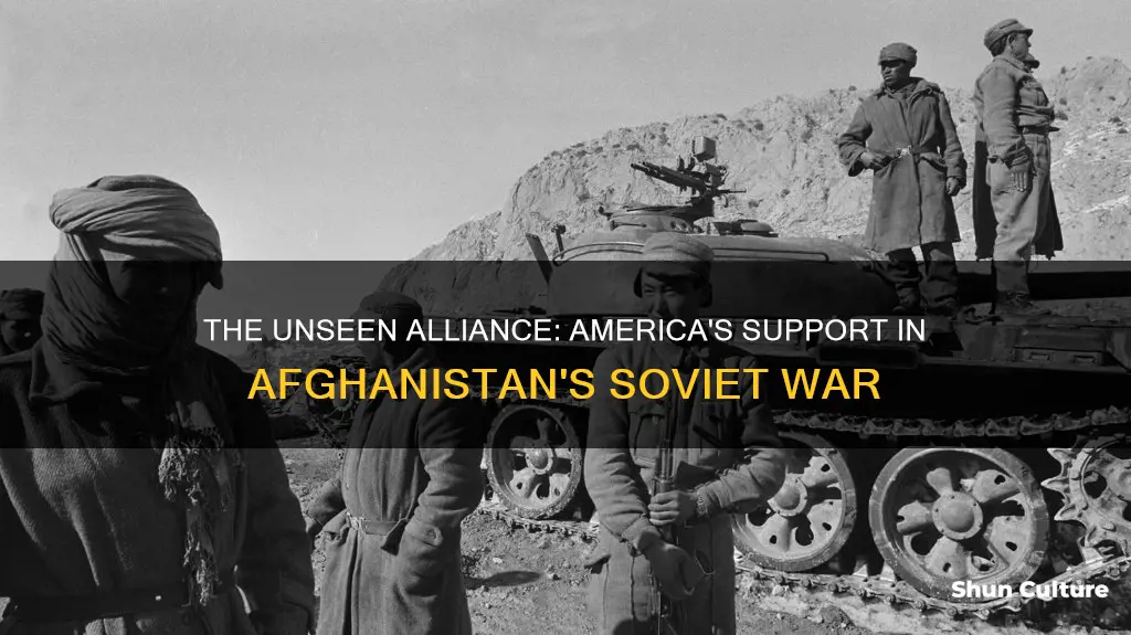 how has america helped afghanistan soviet war