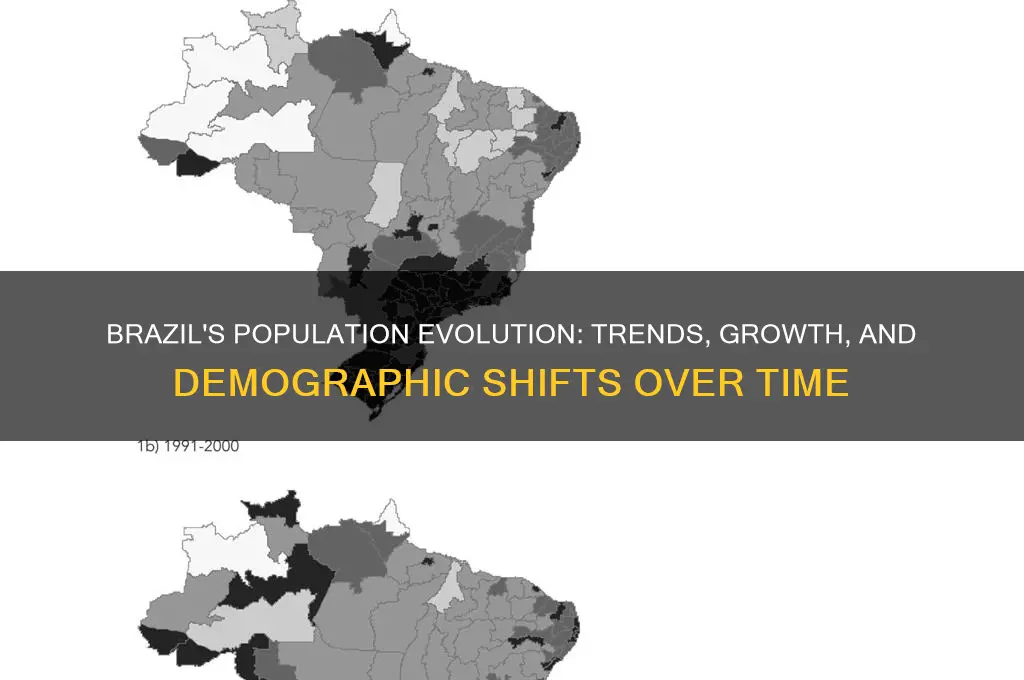 how has brazil population changed