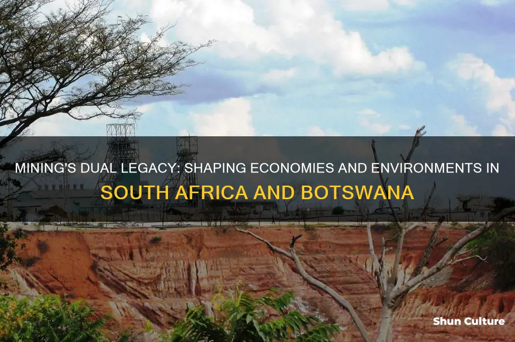 how has mining impacted south africa and botswana
