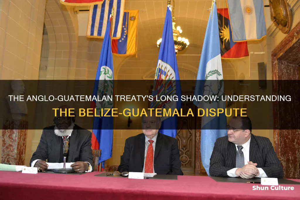 how has the 1859 anglo-guatemalan treaty impacted the belize-guatemala dispute