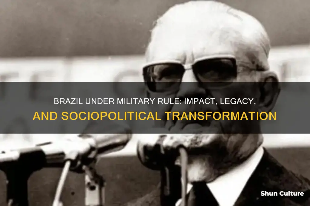 how has the military government affected brazil