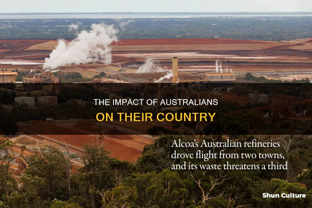 how has the people of australia affected australia