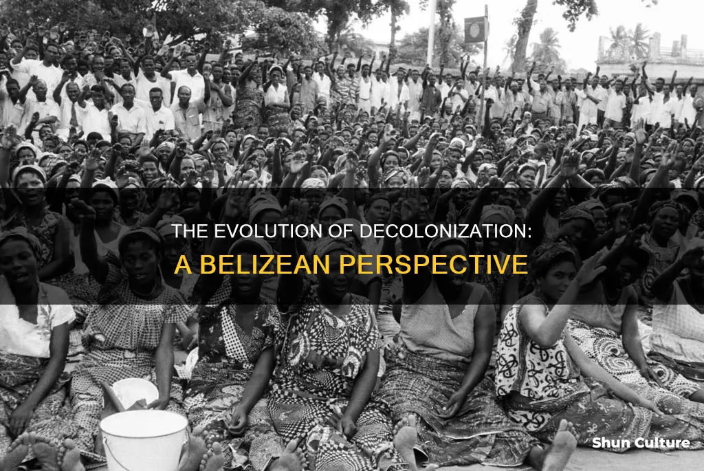 how has the process of decolonization in belize