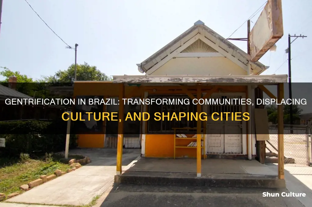how has the process of gentrification impacted brazil