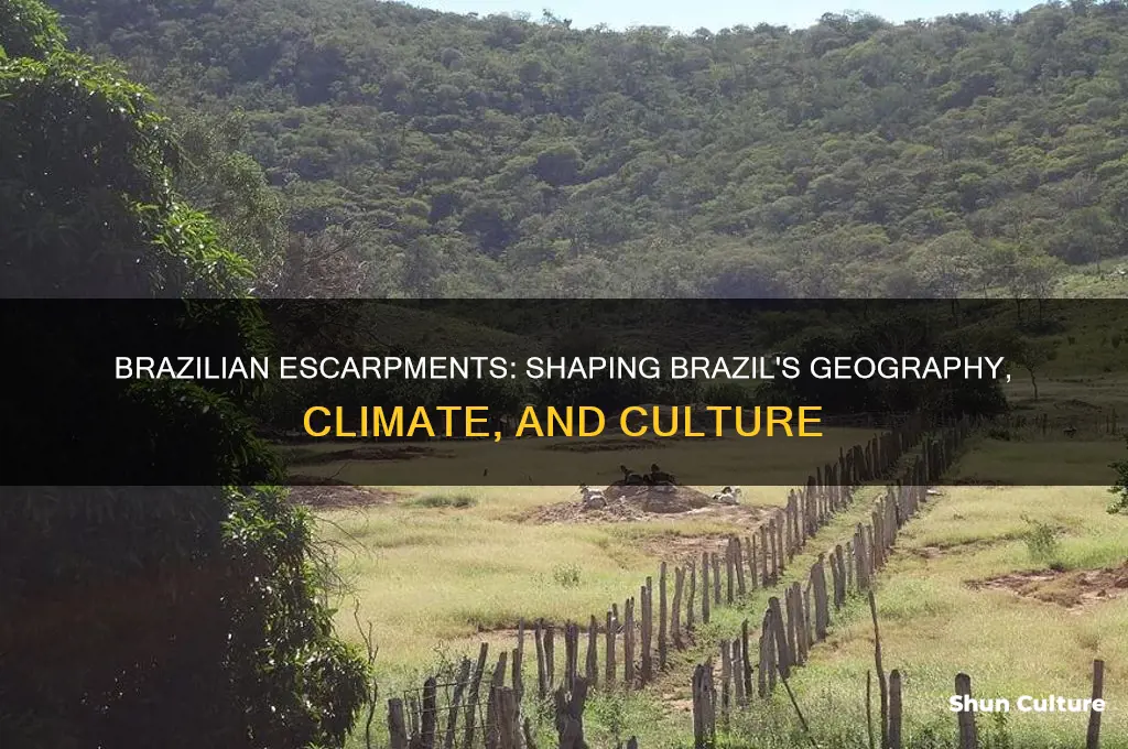how have brazilian escarments impacted brazil
