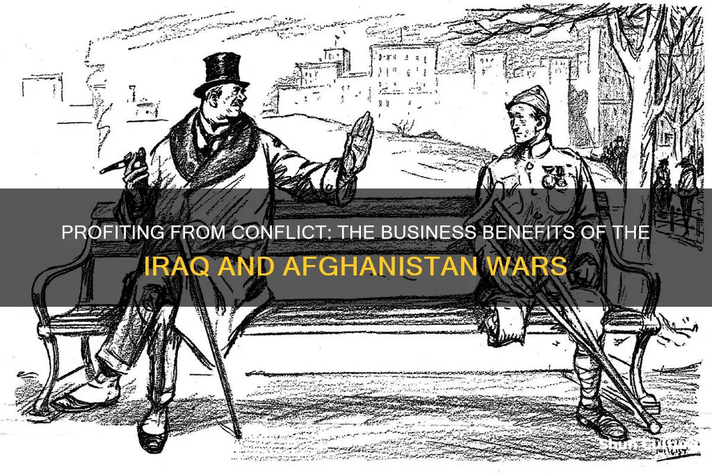 how have businesses benefited from the iraq and afghanistan wars