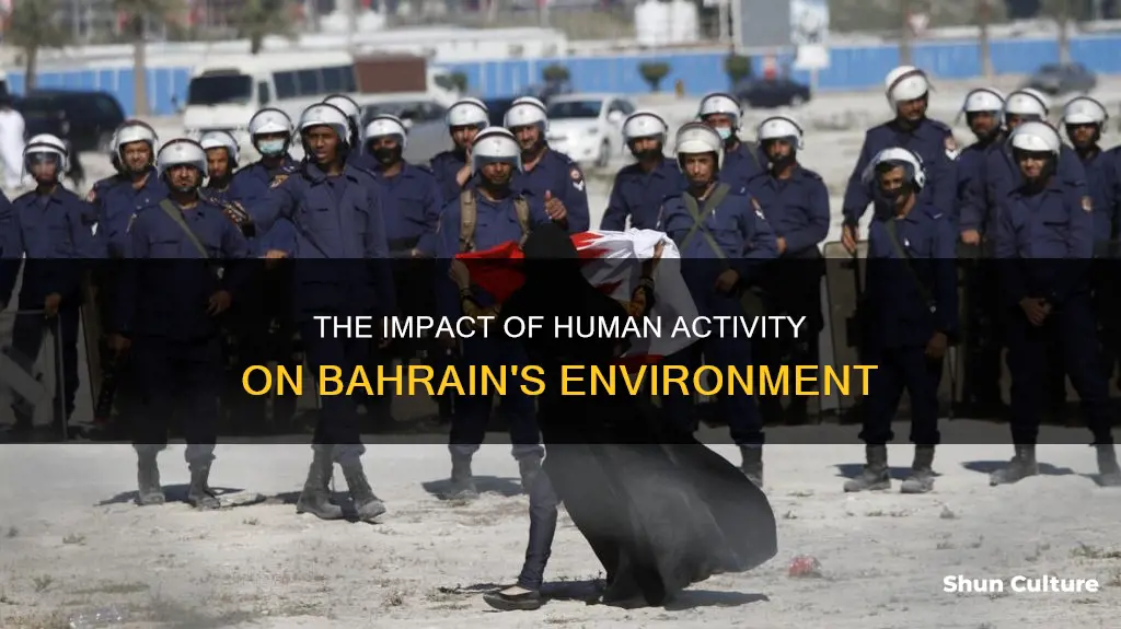 how have humans changed bahrain